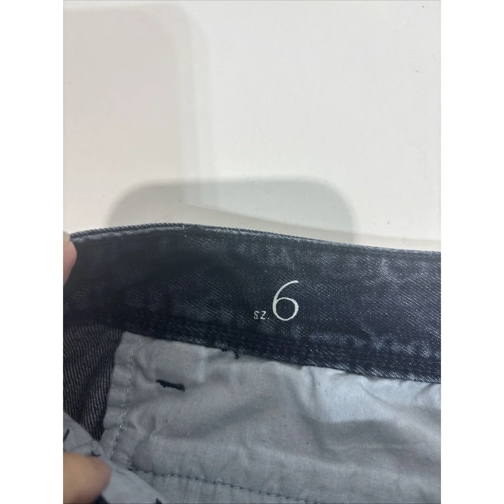 Ann Taylor LOFT The Riviera Short Dark Wash Chino Denim Blue Cotton Size 6